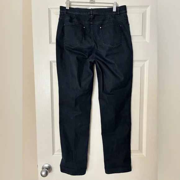 LAFAYETTE 148 Black Classic Jeans - Size 10 - Picture 2 of 13